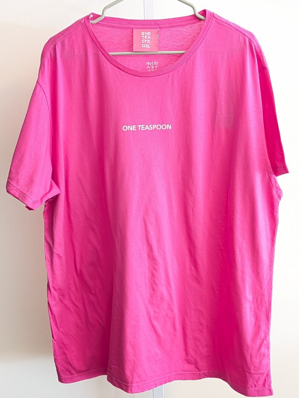 NWT One Teaspoon Candy Logo Organic Cotton Crew Tee
